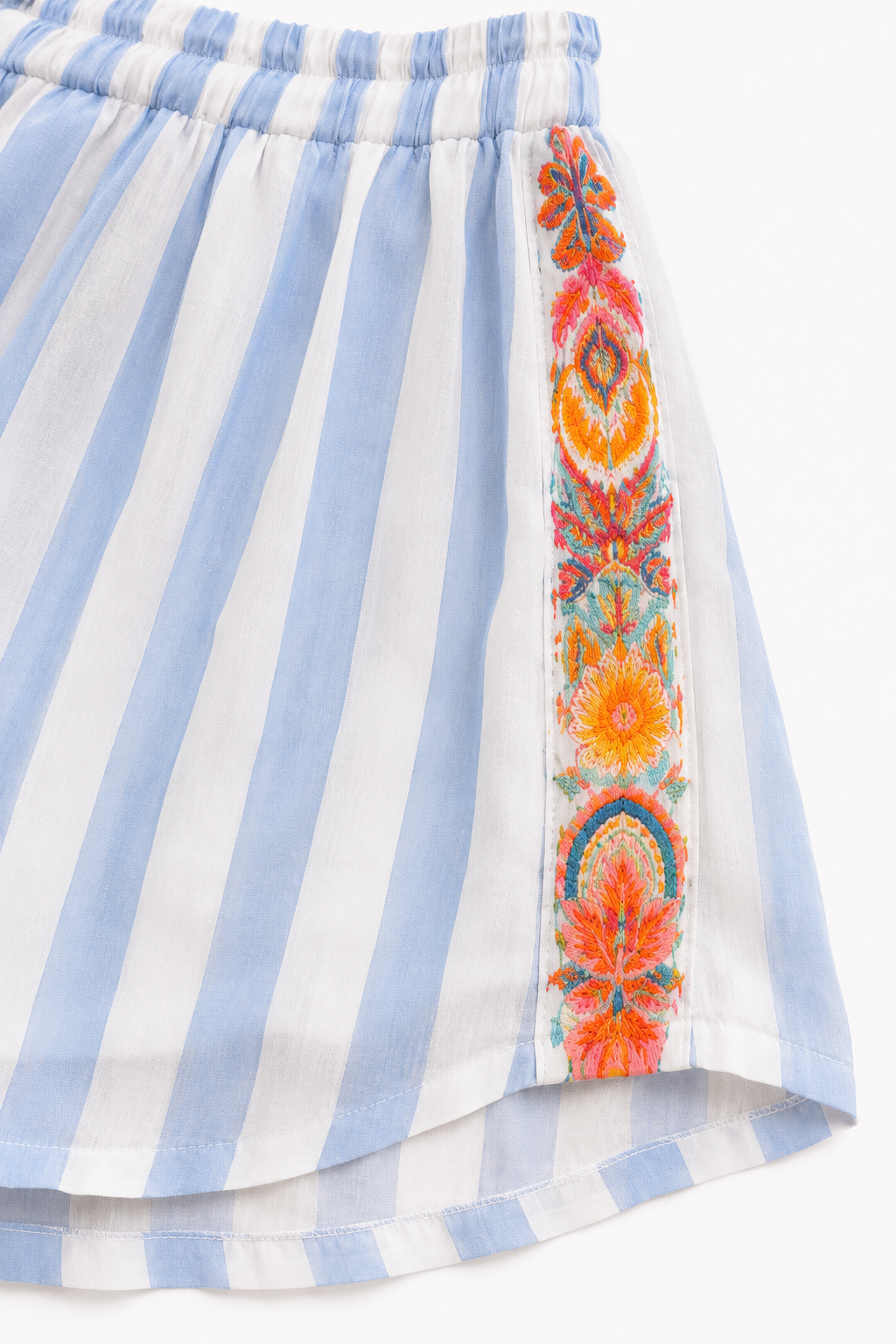 gestreifte Shorts