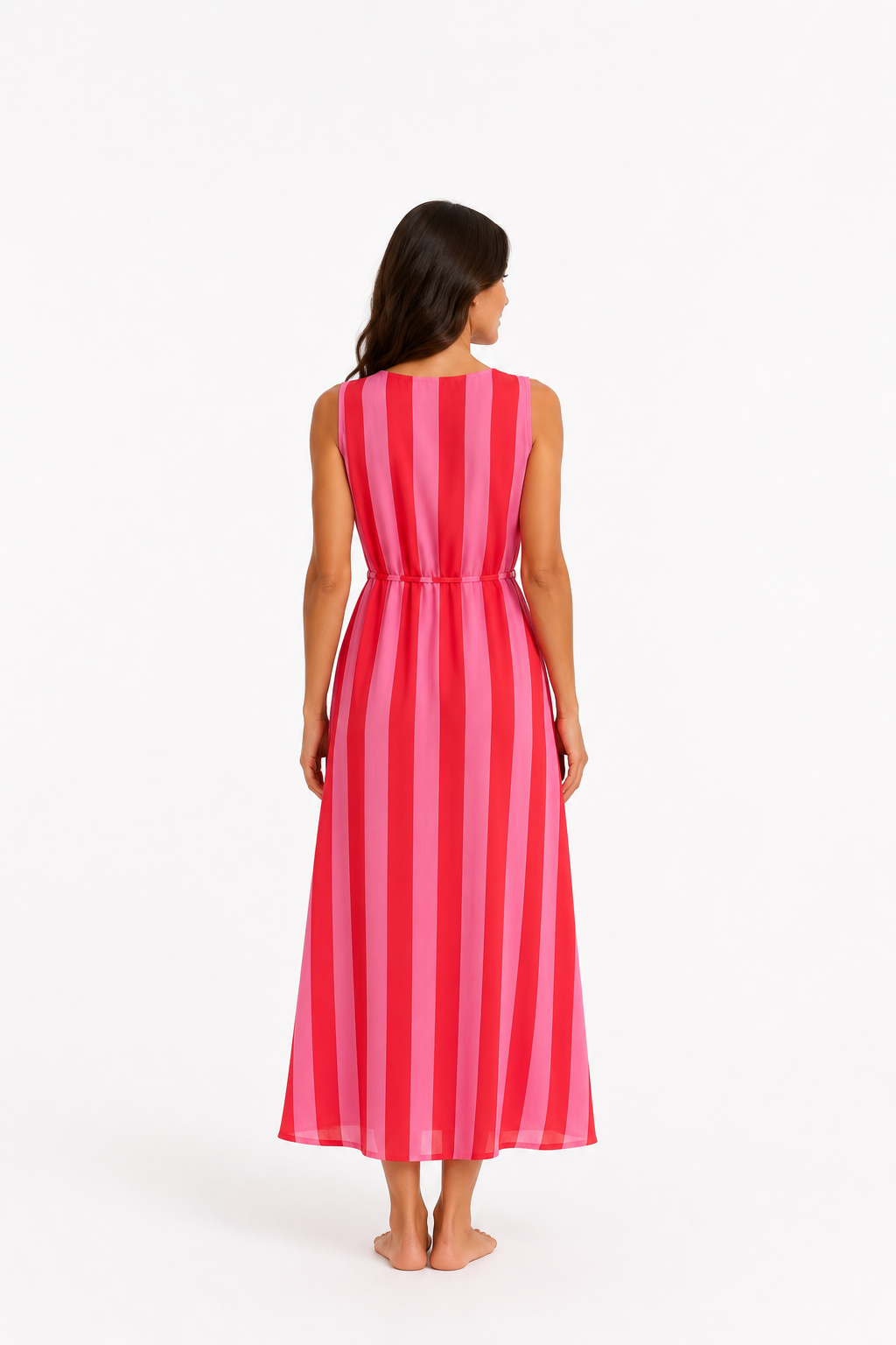 Gestreiftes Sommerkleid