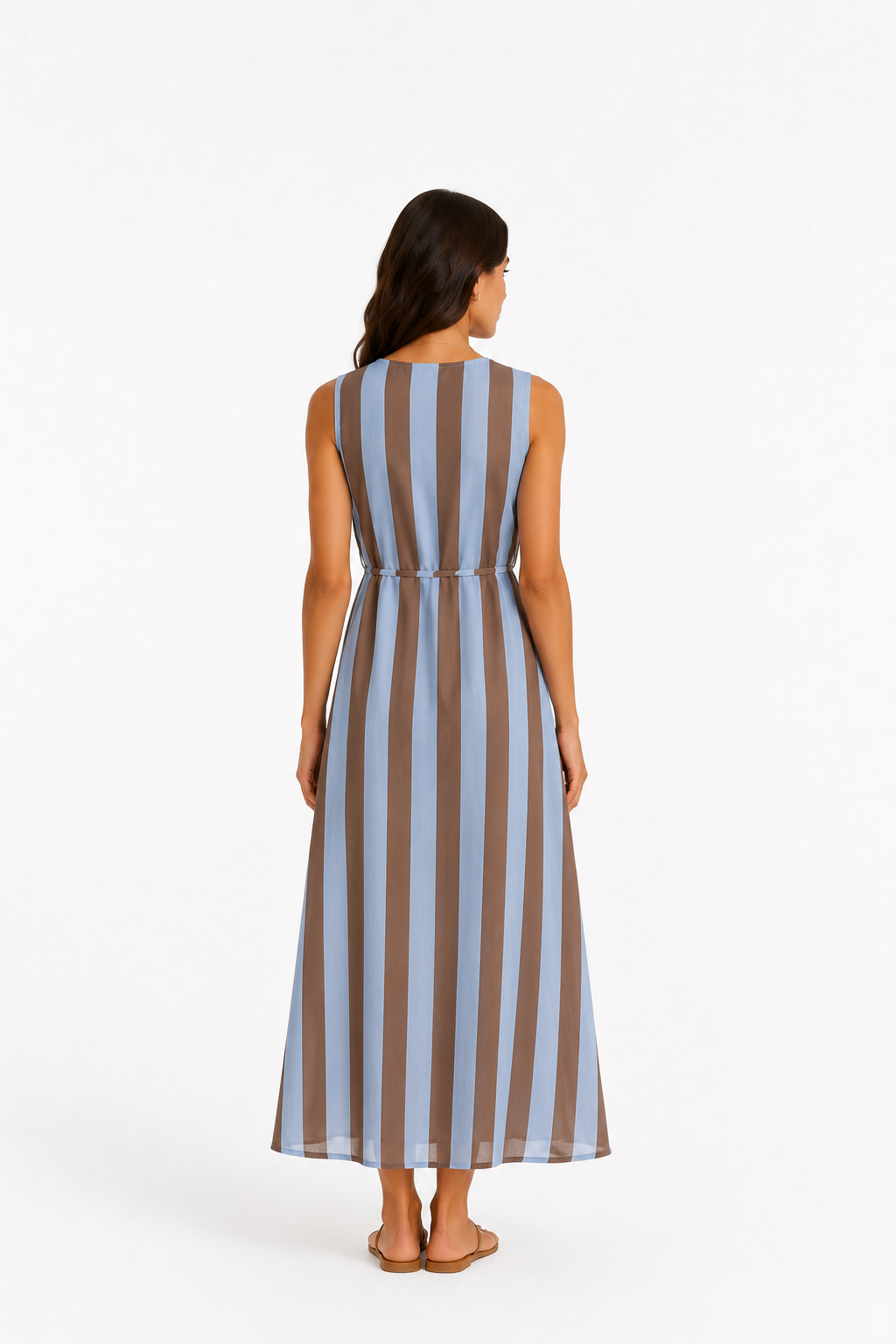 Gestreiftes Sommerkleid