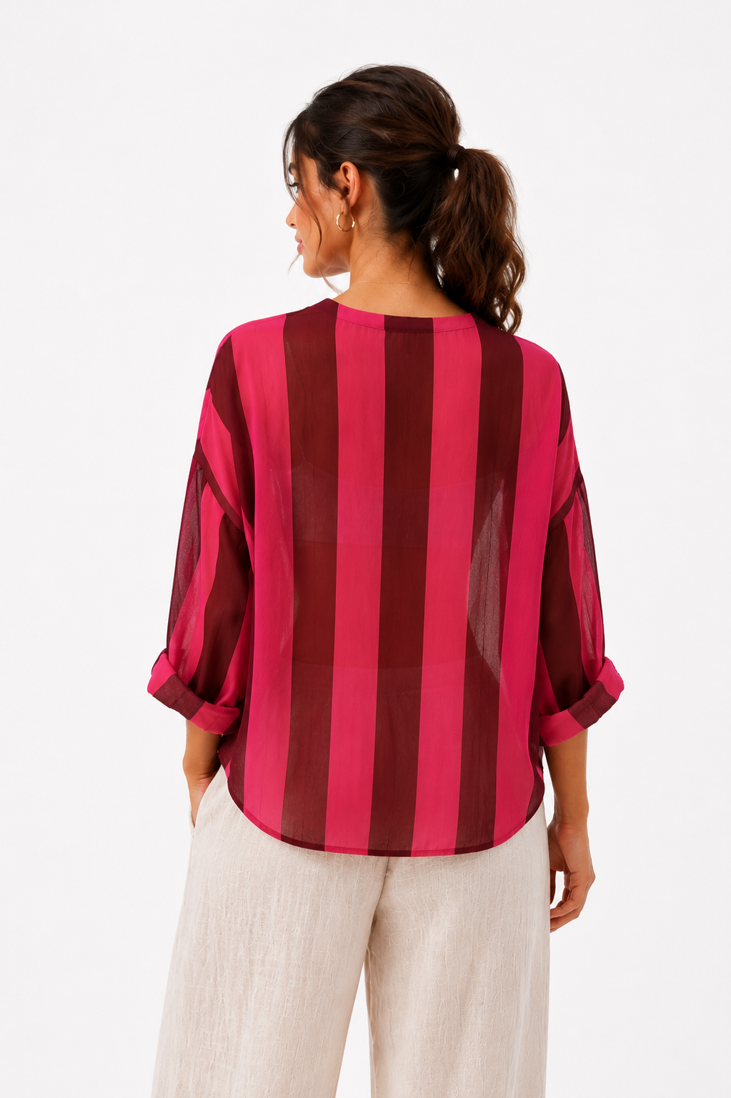 Streifen-Bluse