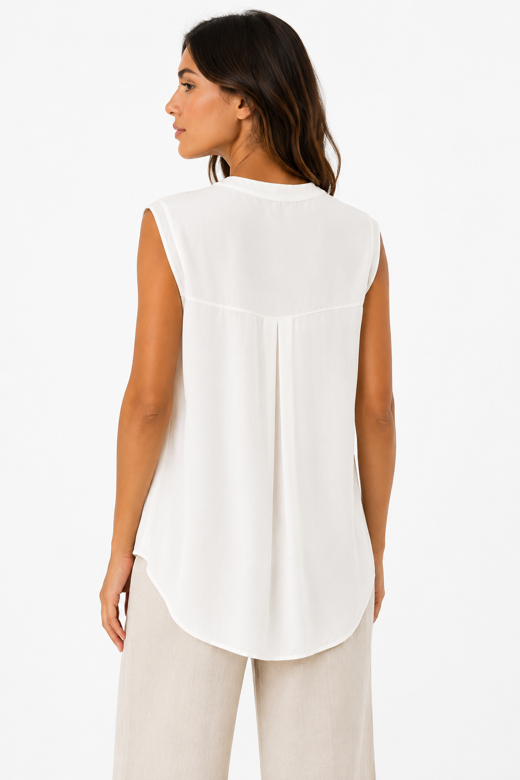 Ärmellose Bluse