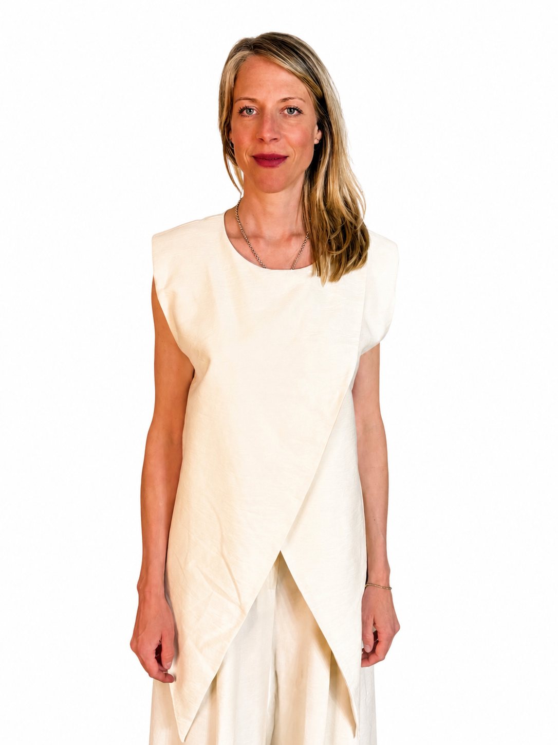 Sommerset Susy Mix (cremefarbene Bluse+ Wideleg-Hose)