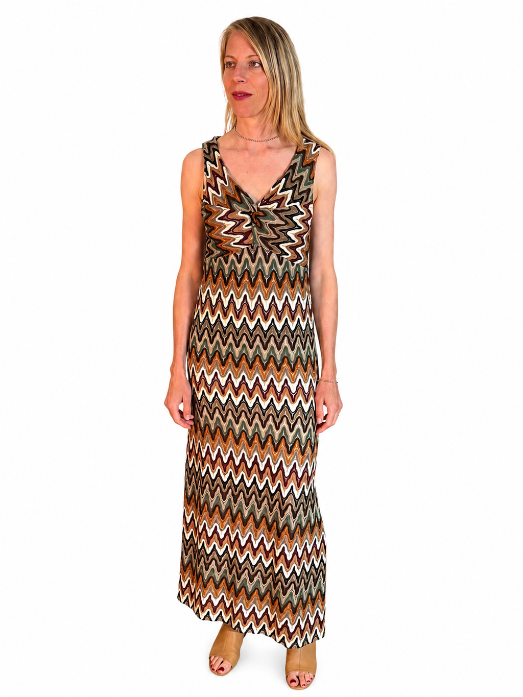Kleid im Chevron-Muster Susy Mix