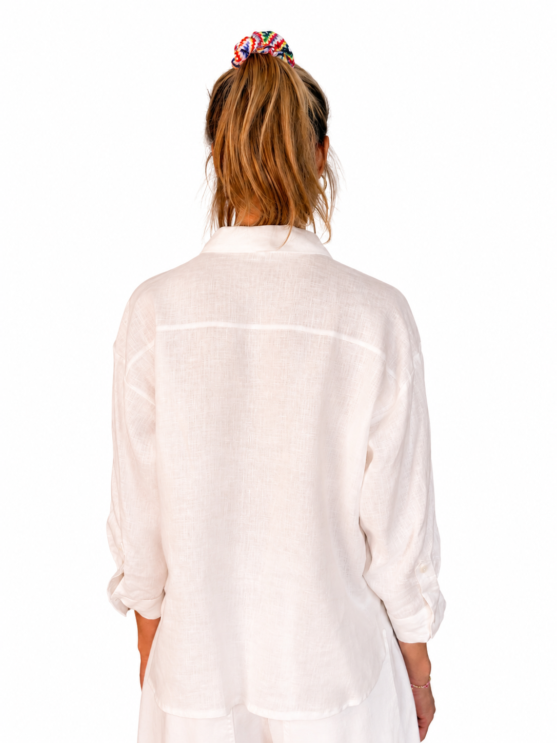 Leinen-Bluse versch. Farben Tensione In