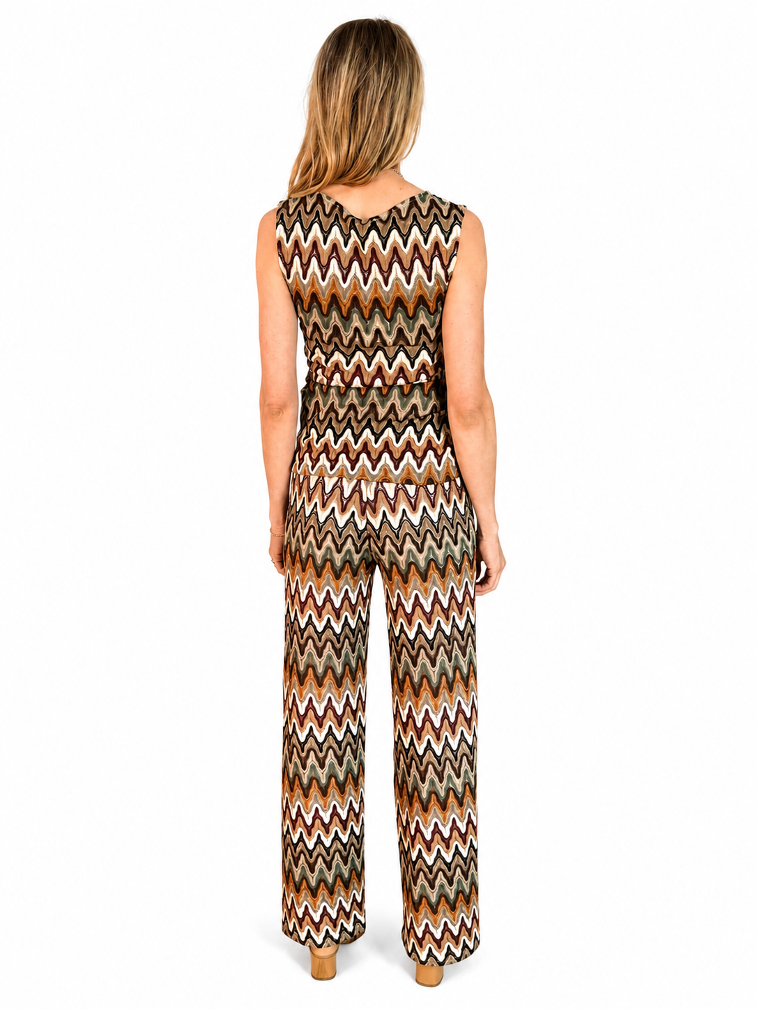 Sommerhose mit Chevron-Muster Susy Mix