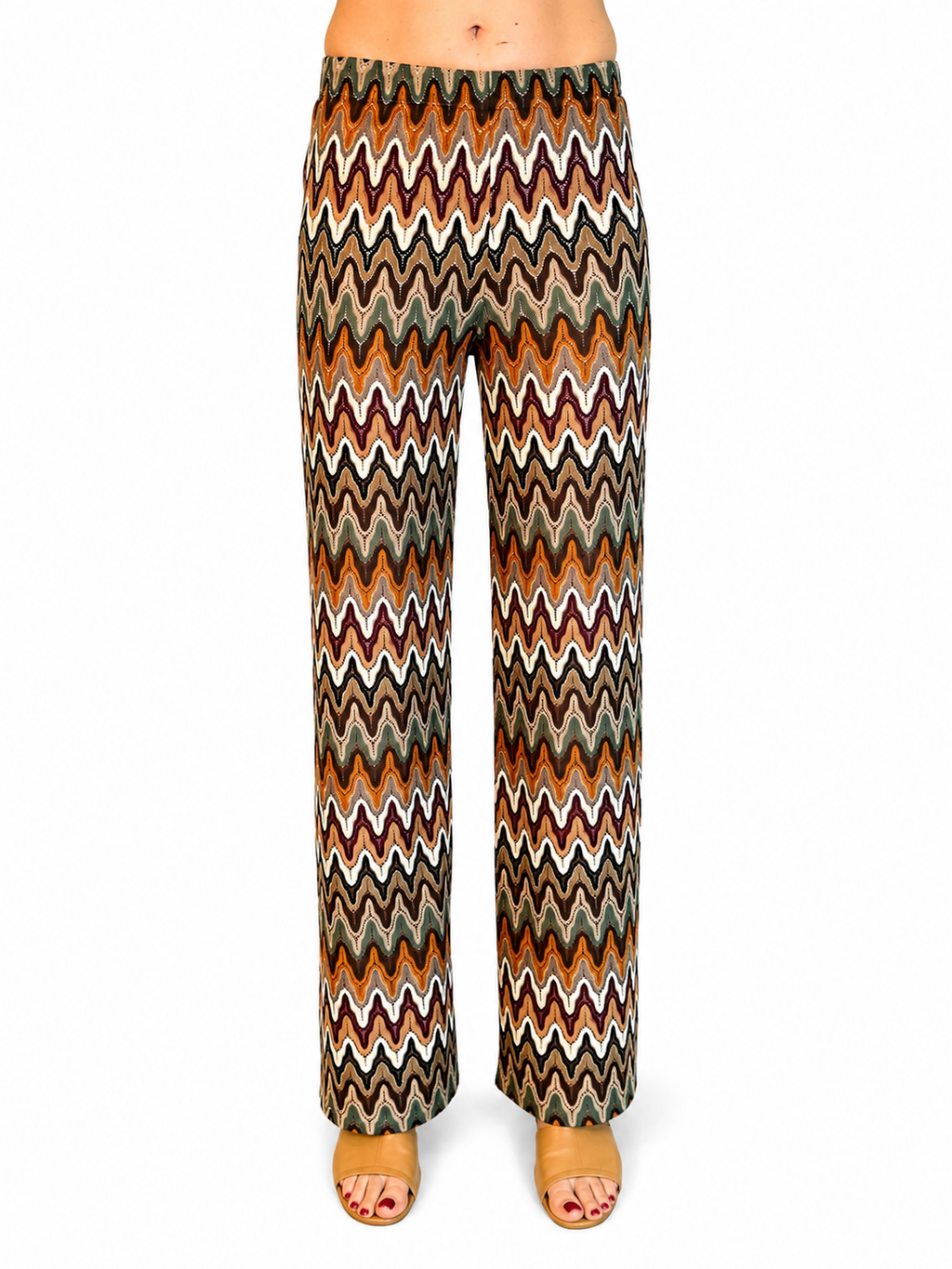 Sommerhose mit Chevron-Muster Susy Mix