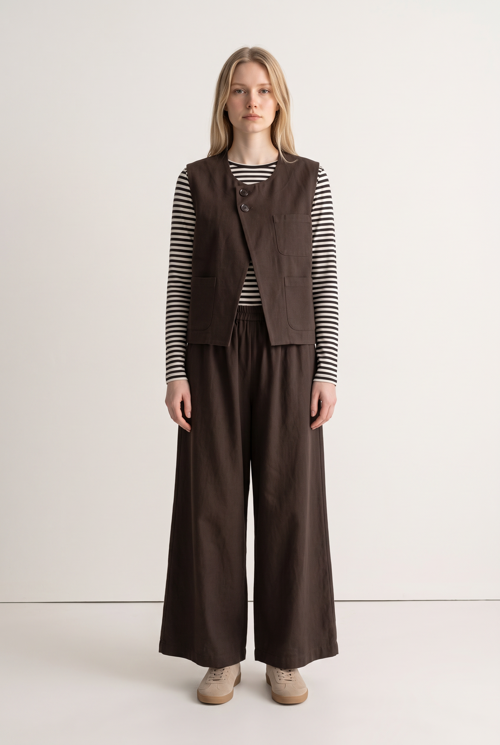 Asymmetrische Weste