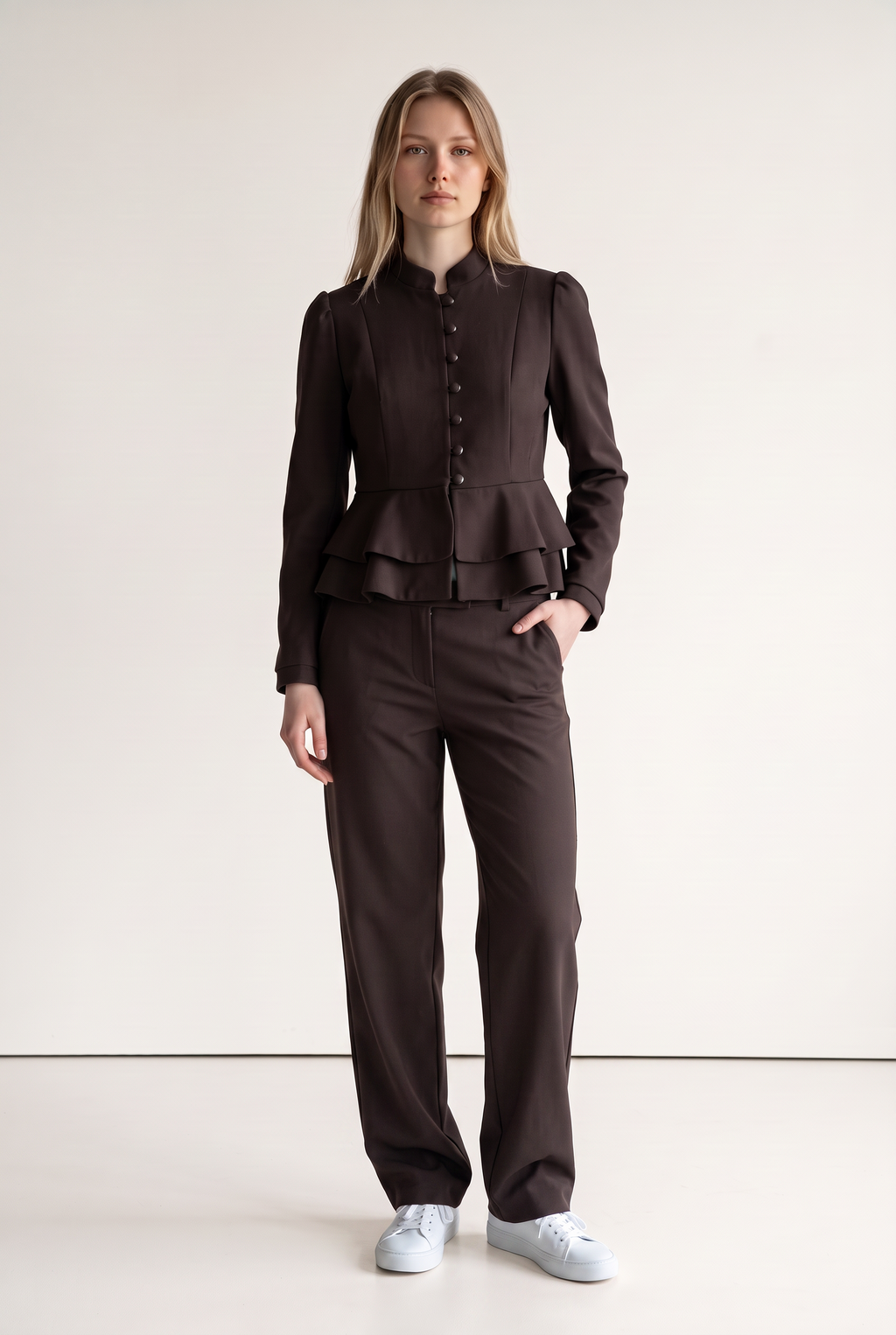 Elegante Stoffhose