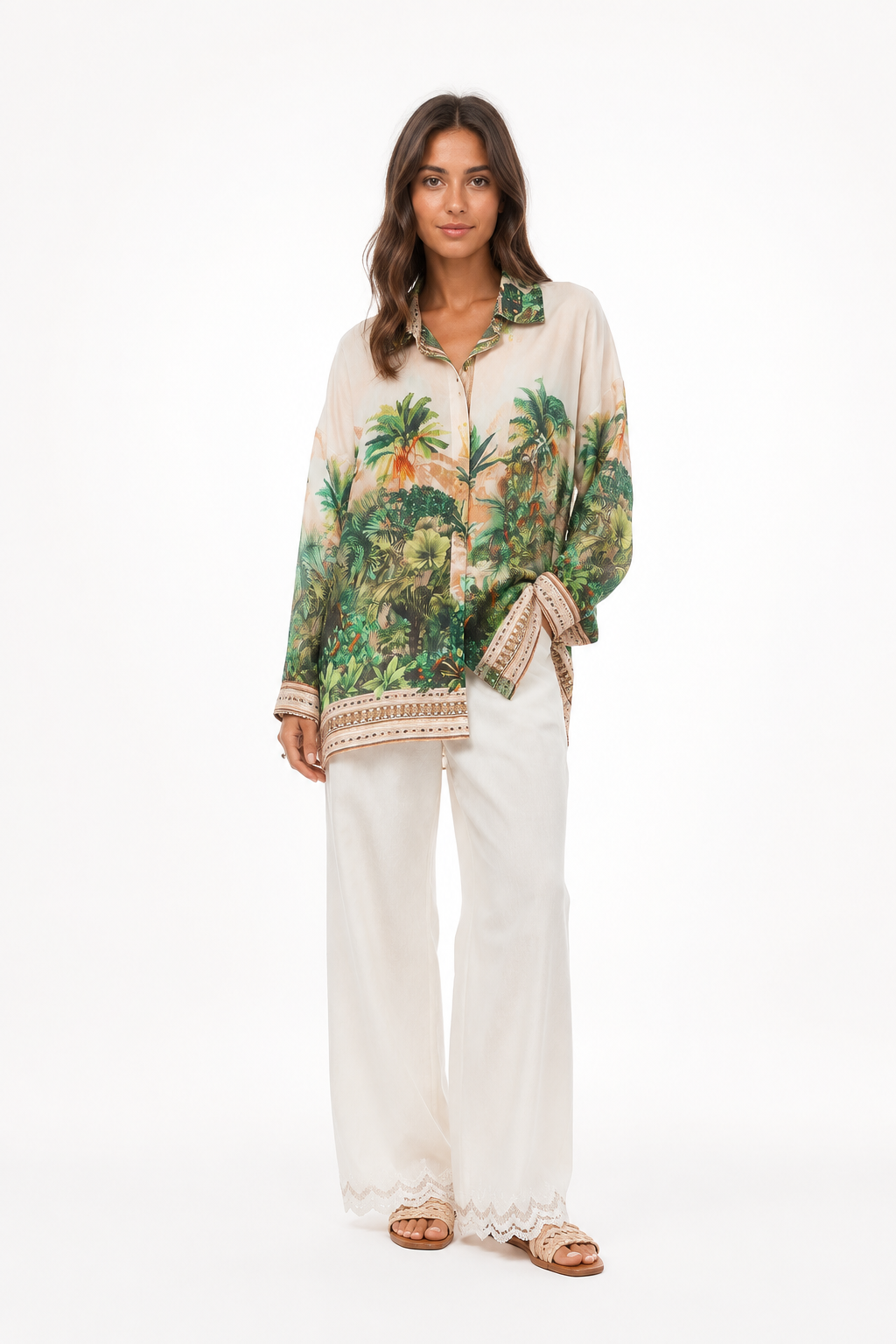 Tropical Bluse