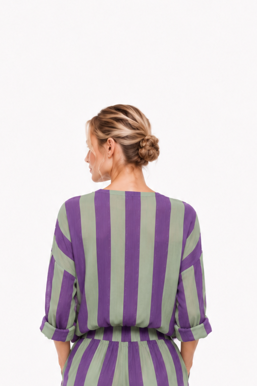 Streifen-Bluse