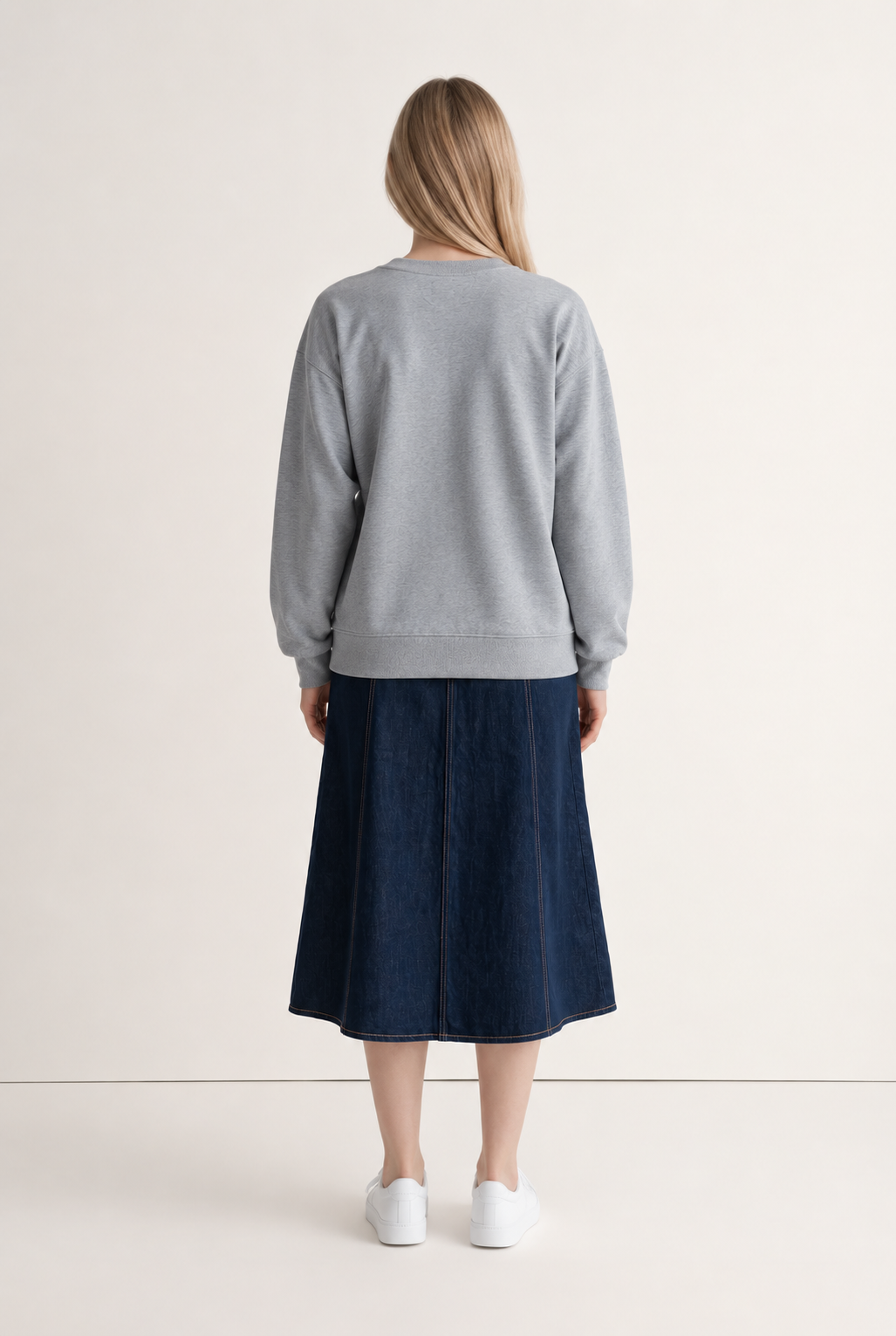 Sweatshirt mit Leo-Print