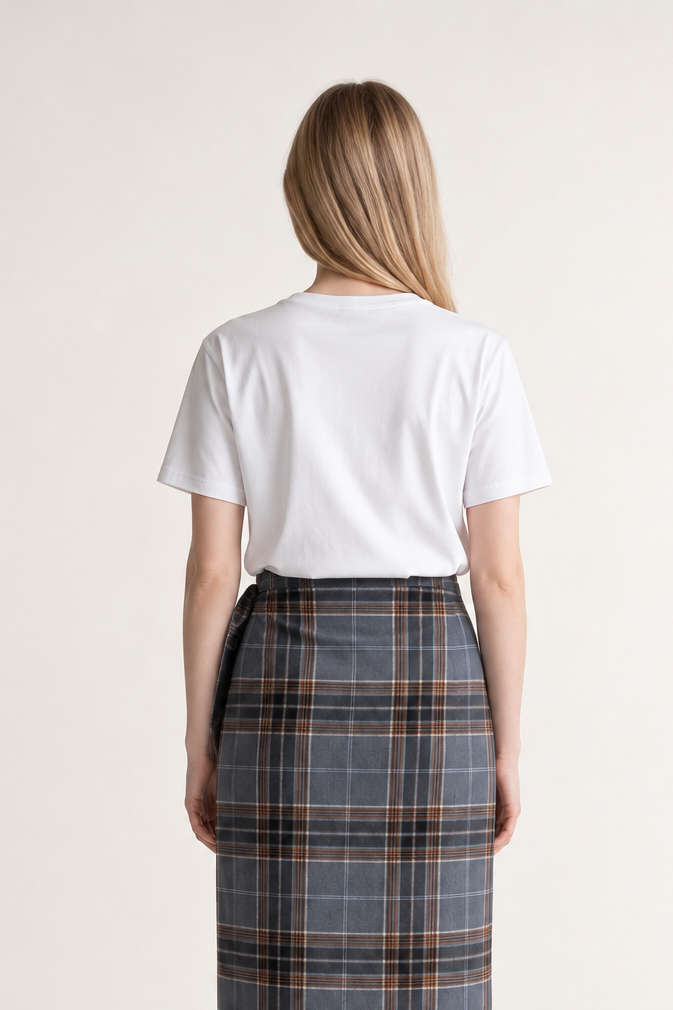 Shirt mit Karo-Brusttasche