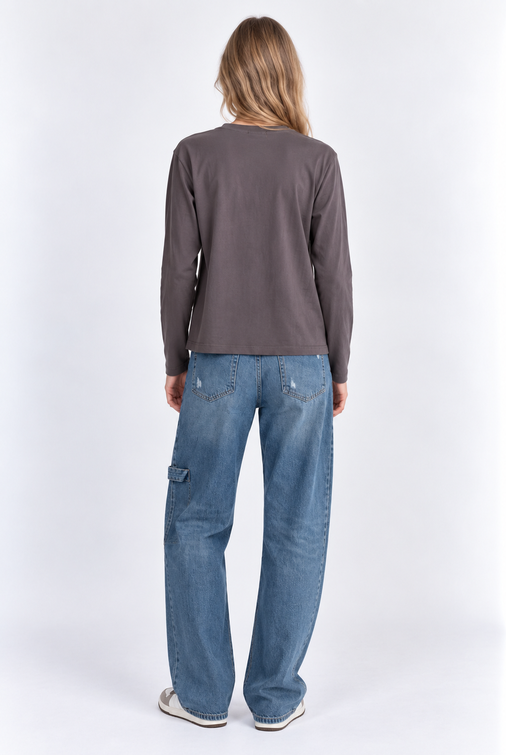 Longsleeve mit Knopfleiste